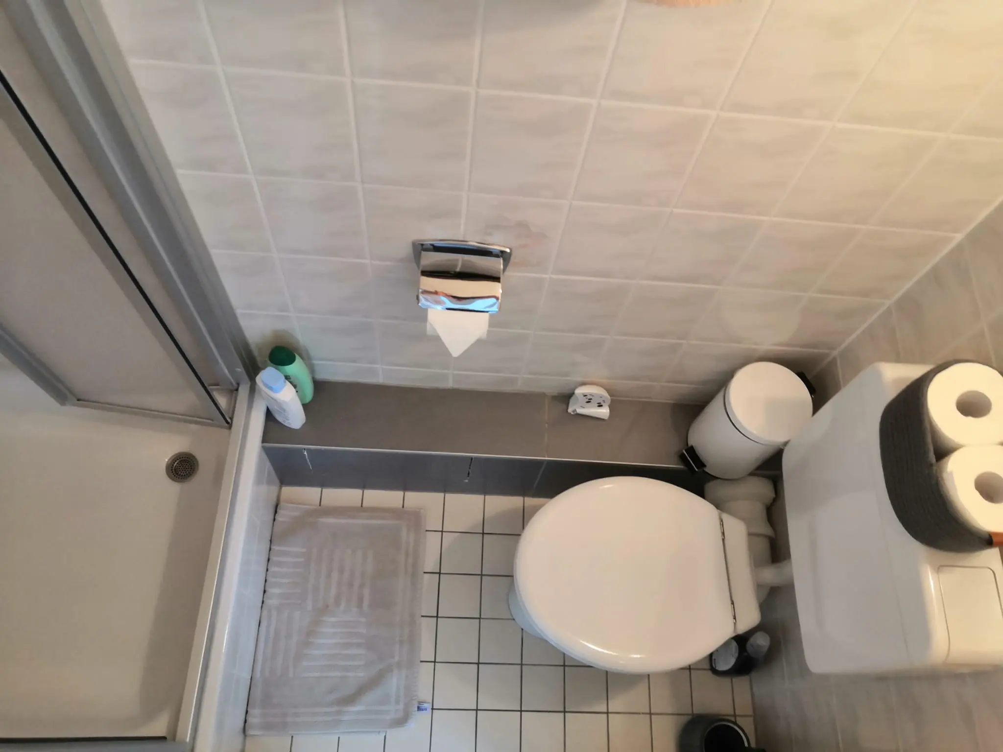 Toilette im Badezimmer