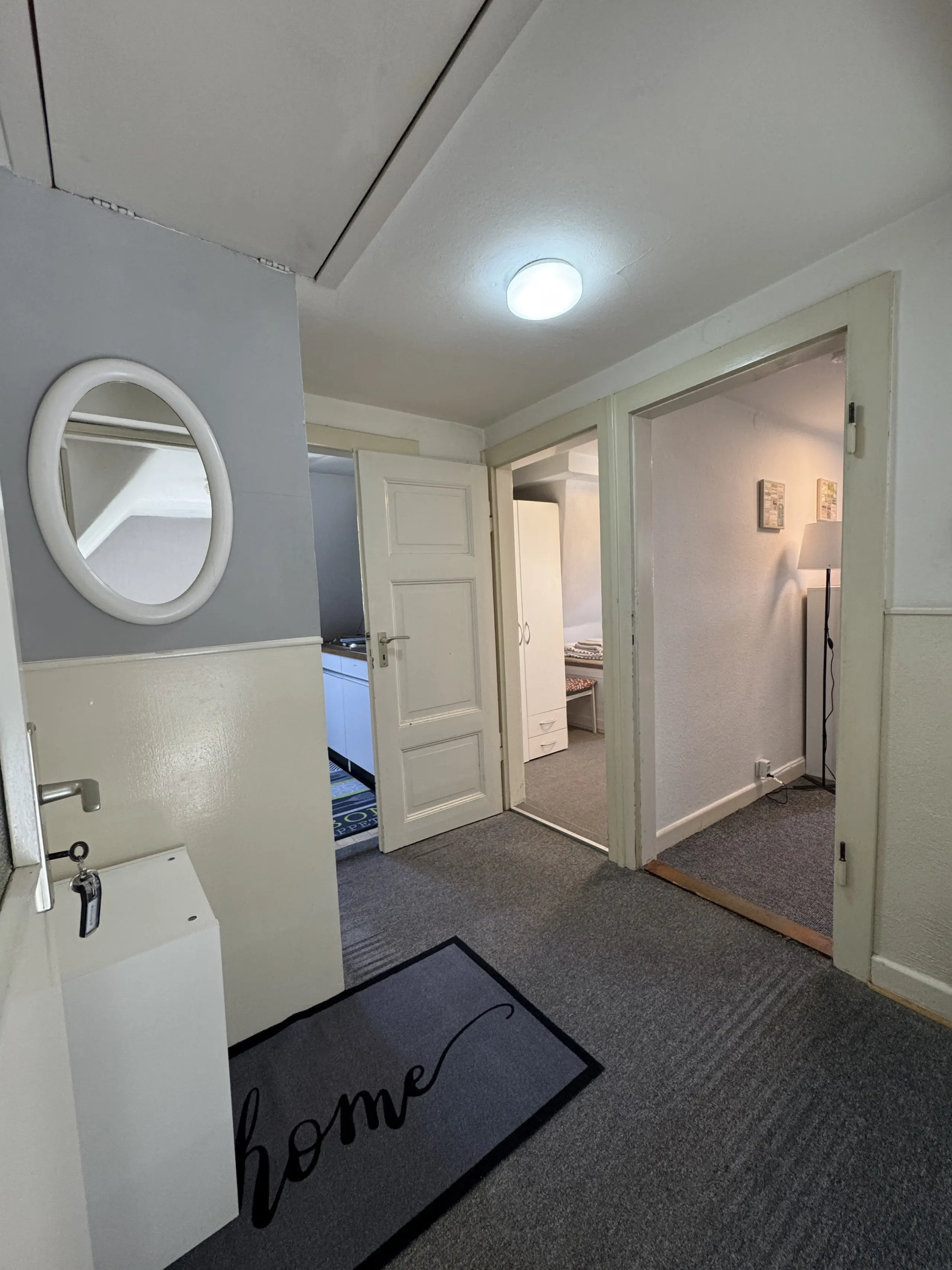 Eingangsbereich der Diele in der Ferienwohnung 6 in Bad Pyrmont