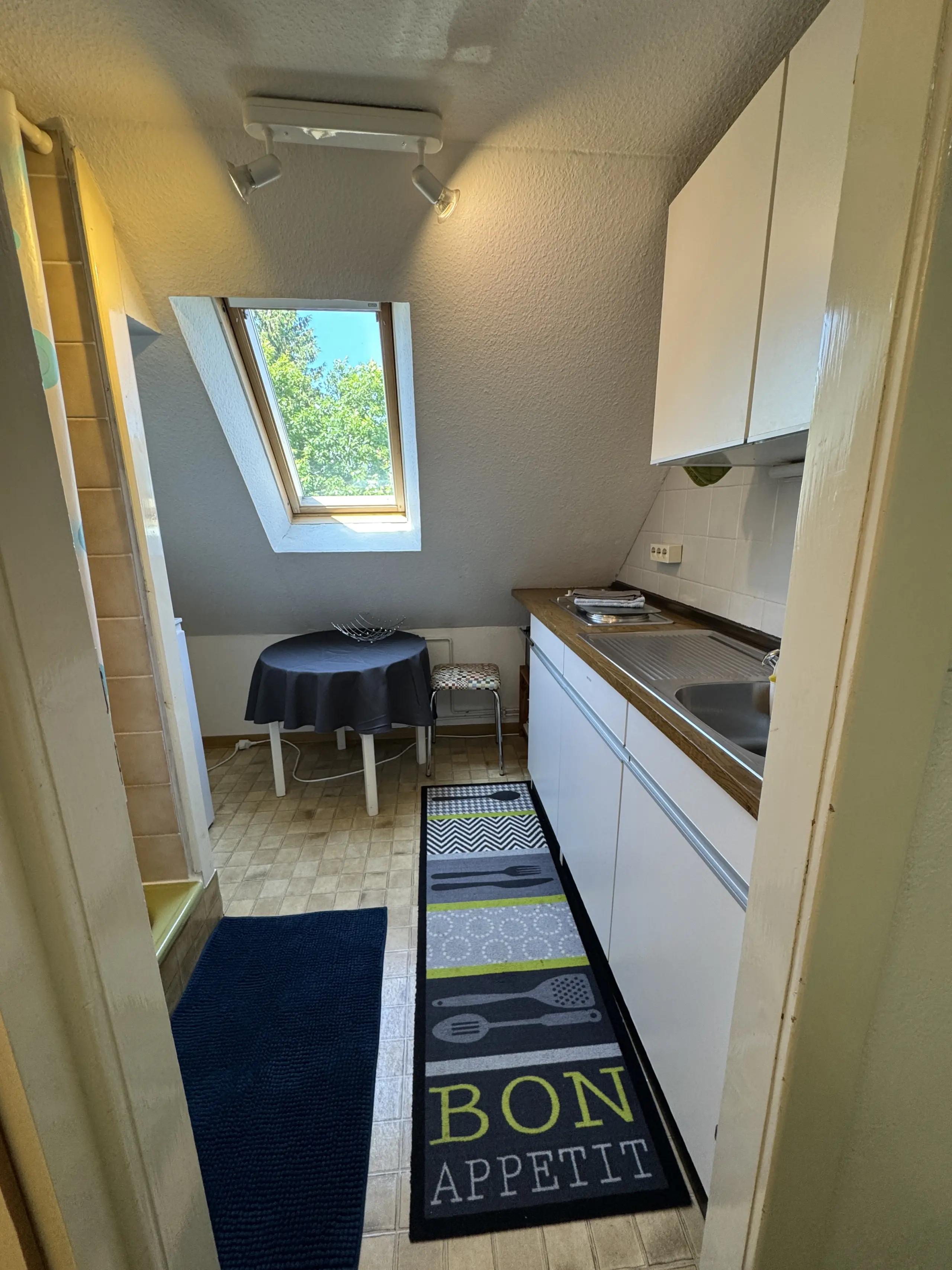 Übersicht der Küche in der Ferienwohnung 6 in Bad Pyrmont